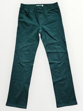 Betabrand Forest Green Mid-Rise Pants. Size: M (Petite)